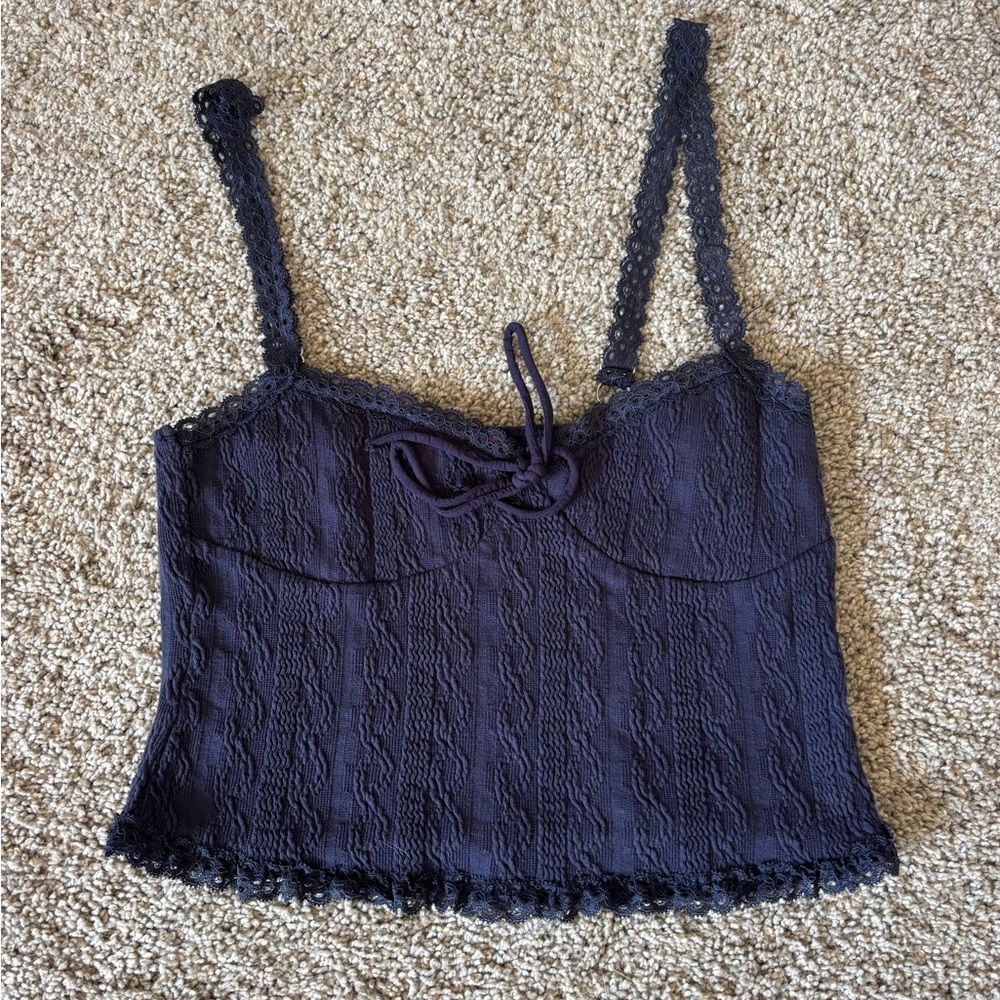 Edikted Blue Camisole Top with Sleek Design